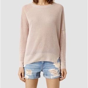 All Saints Women’s Linen Row Jumper